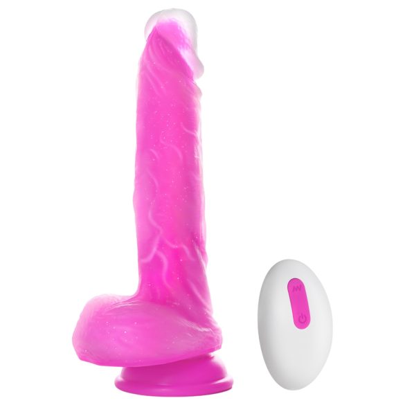 Tracy's Dog Jelivoy-Mid - realistični vibrator - 20 cm - roza