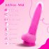 Tracy's Dog Jelivoy-Mid - realistični vibrator - 20 cm - roza