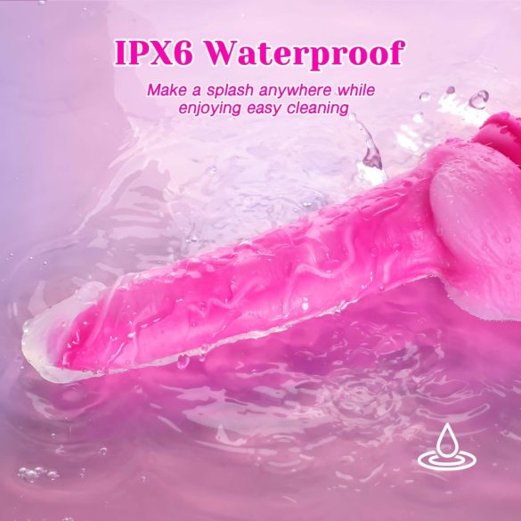 Tracy's Dog Jelivoy-Mid - realistični vibrator - 20 cm - roza