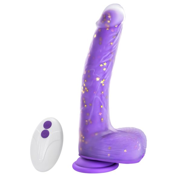 Tracy's Dog Jelivoy - realistični vibrator - 22 cm - vijoličen