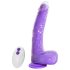 Tracy's Dog Jelivoy - realistični vibrator - 22 cm - vijoličen