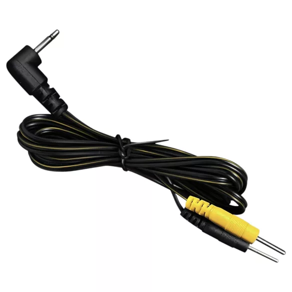 DG-LAB - elektrodni kabel z 2,5 mm jacka na 2 mm zatiče (črn)