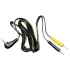 DG-LAB - elektrodni kabel z 2,5 mm jacka na 2 mm zatiče (črn)