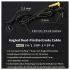 DG-LAB - elektrodni kabel s pravokotnimi 2 mm zatiči (črn)