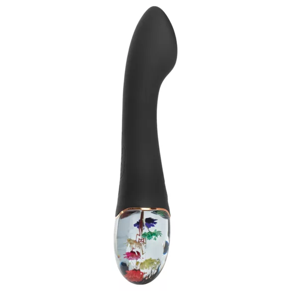 LOVISS Flower Grace - vibrator za točko G (črn)