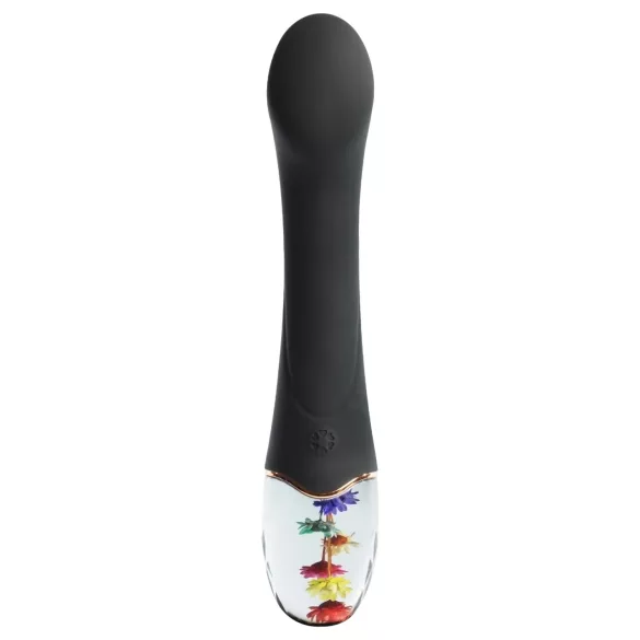 LOVISS Flower Grace - vibrator za točko G (črn)