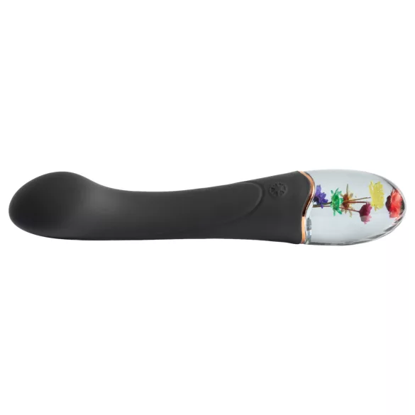LOVISS Flower Grace - vibrator za točko G (črn)