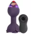 LOVISS Flower - analni vibrator z daljinskim upravljalnikom (vijoličen)