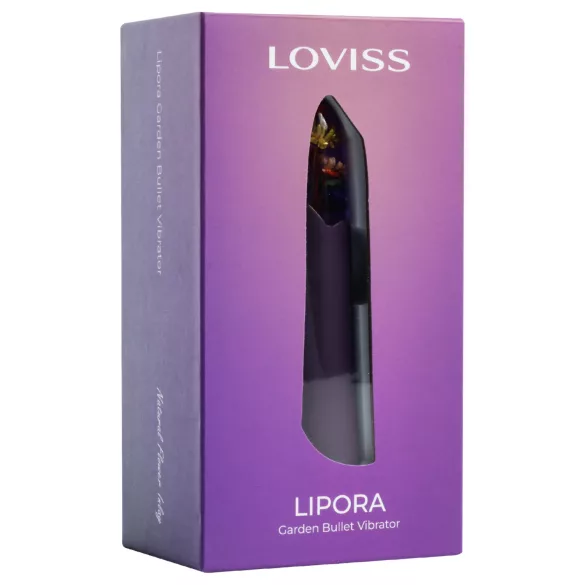 LOVISS Flower - mini palični vibrator (vijoličen)