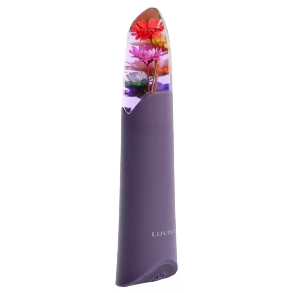 LOVISS Flower - mini palični vibrator (vijoličen)