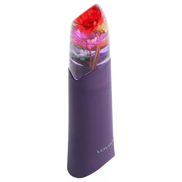LOVISS Flower - mini palični vibrator (vijoličen)