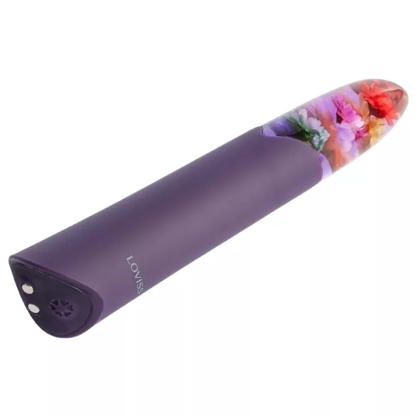 LOVISS Flower - mini palični vibrator (vijoličen)