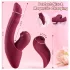 Vibeconnect - vibrator za G-točko in klitoris - 2v1 - rdeč