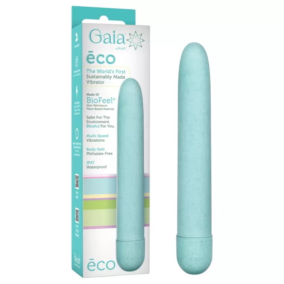 Gaia Eco L - okolju prijazen palični vibrator (moder) - velik
