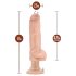 Blush Bad Boy – vibrator s piercingom, 17 cm (naraven)