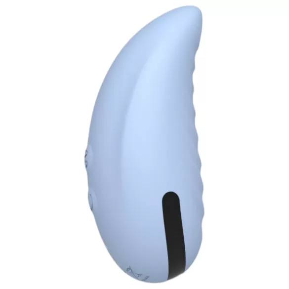 Vibeconnect - baterijski, vodoodporni vibrator za klitoris (moder)