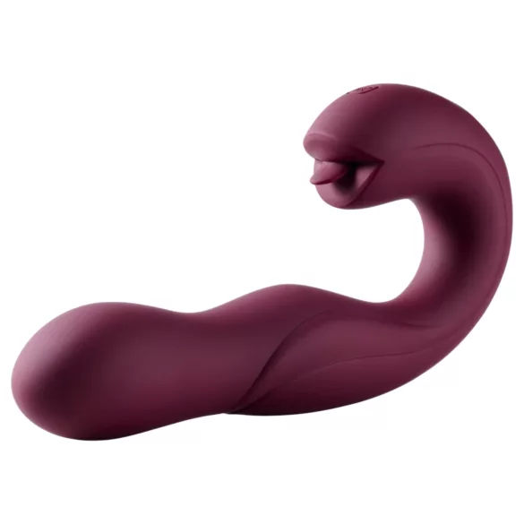 Honey Play Box Joi - vibrator za G-točko z rotacijo in lizalnikom - vijoličen