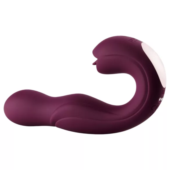 Honey Play Box Joi - vibrator za G-točko z rotacijo in lizalnikom - vijoličen