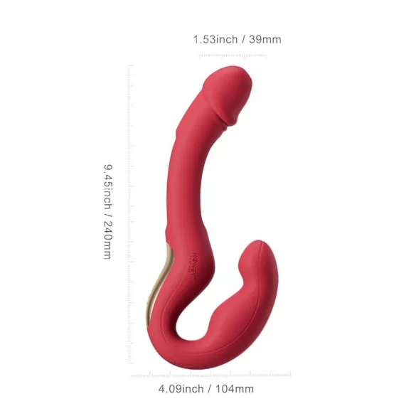 Honey Play Box Harmony Duo - aplikacijo vodeni nastavek z jezičkom (rdeč)