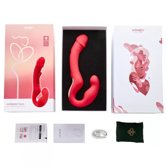 Honey Play Box Harmony Duo - aplikacijo vodeni nastavek z jezičkom (rdeč)
