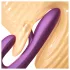 Honey Play Box Terri - aplikacijsko voden vibrator s klitoralnim krakom (vijoličen)