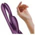 Honey Play Box Terri - aplikacijsko voden vibrator s klitoralnim krakom (vijoličen)