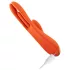 Honey Play Box Terri - aplikacijsko voden vibrator s ščetko za klitoris (oranžen)
