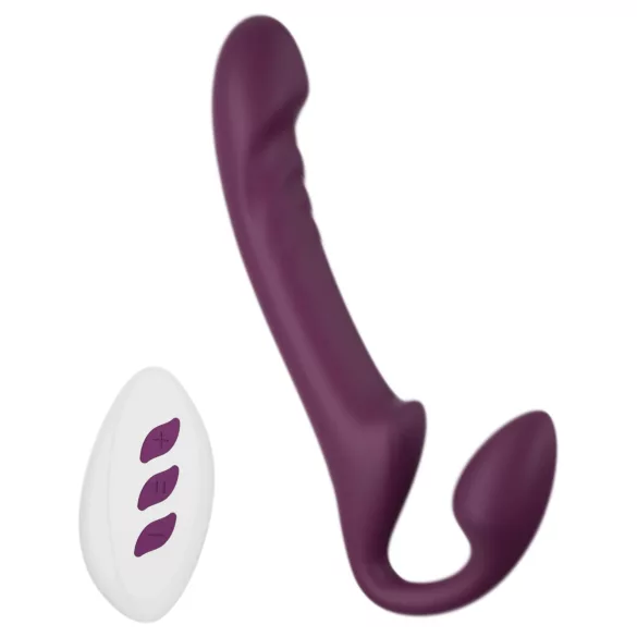 Honey Play Box Bliss - nosljiv vibrator z vrtljivimi kroglicami - vijoličen