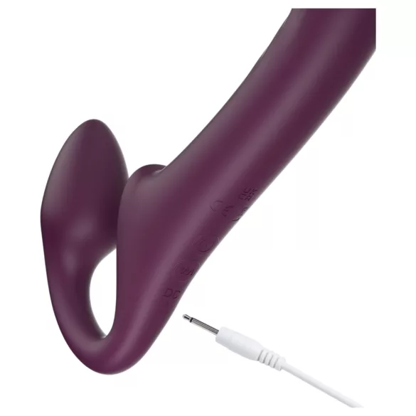 Honey Play Box Bliss - nosljiv vibrator z vrtljivimi kroglicami - vijoličen