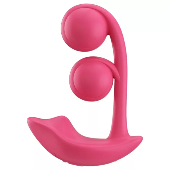 Honey Play Box Melody - aplikacijo vodeni kroglični 2-v-1 vibrator (rdeč)