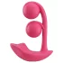 Honey Play Box Melody - aplikacijo vodeni kroglični 2-v-1 vibrator (rdeč)