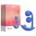 Honey Play Box Melody - aplikacijo upravljan 2-v-1 vibrator z biseri (moder)