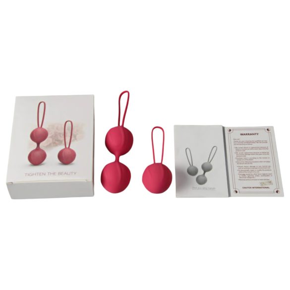 Cotoxo Cherry - gejša kroglice set 2-delni - rdeče