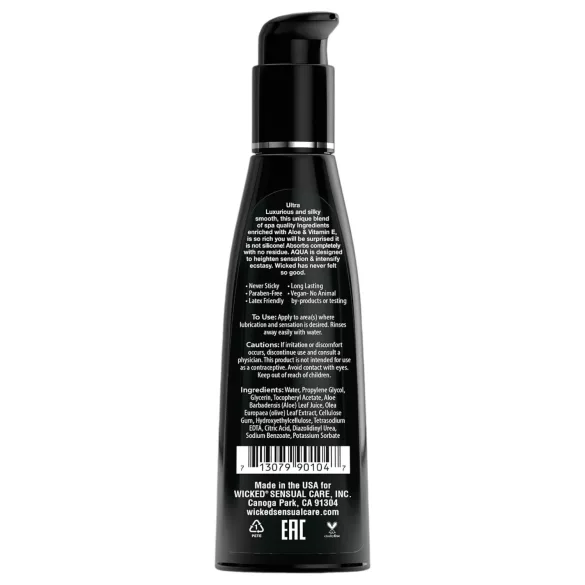 Wicked Aqua - lubrikant na vodni osnovi - 120 ml