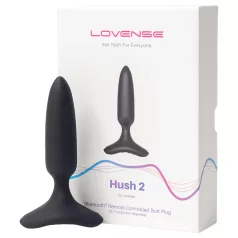   LOVENSE Hush 2 XS - majhen analni vibrator na baterijsko polnjenje (25 mm) - črn