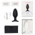 LOVENSE Hush 2 L - polnilni analni vibrator (57 mm) - črna