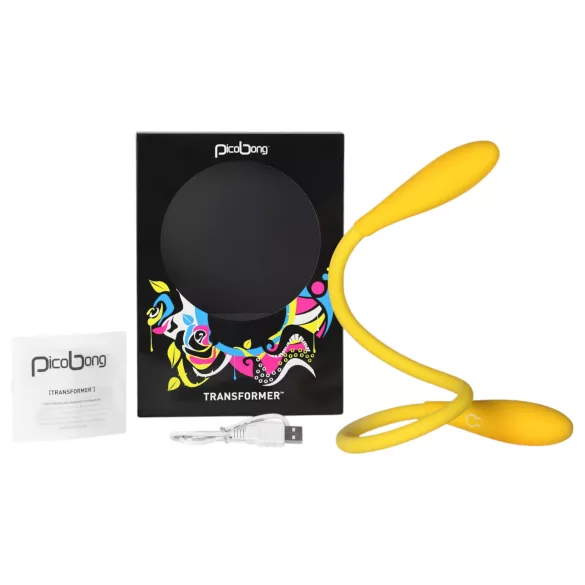 Picobong Transformer - vodoodporni unisex vibrator (rumen)