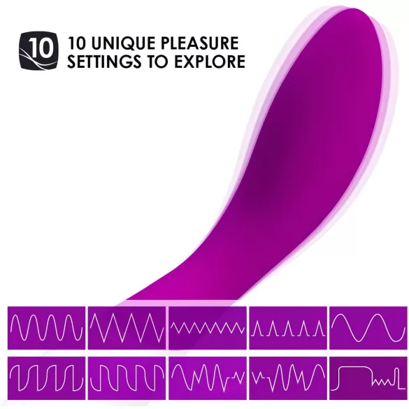 LELO Mona Wave - vibrator za G-točko - vodoodporen - vijoličen