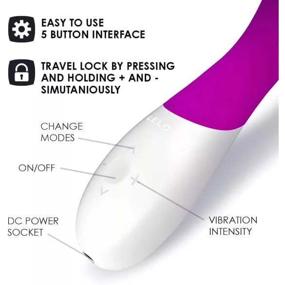 LELO Mona Wave - vibrator za G-točko - vodoodporen - vijoličen