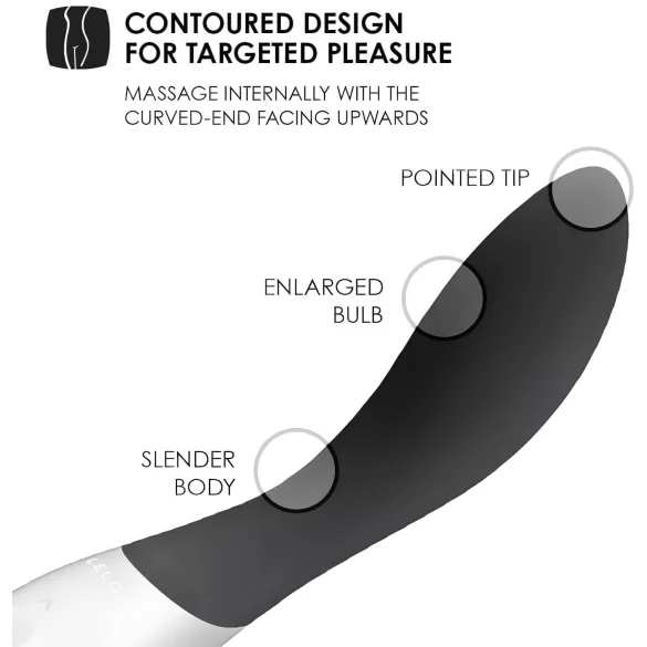LELO Mona Wave - vibrator za G-točko - vodoodporen - črn