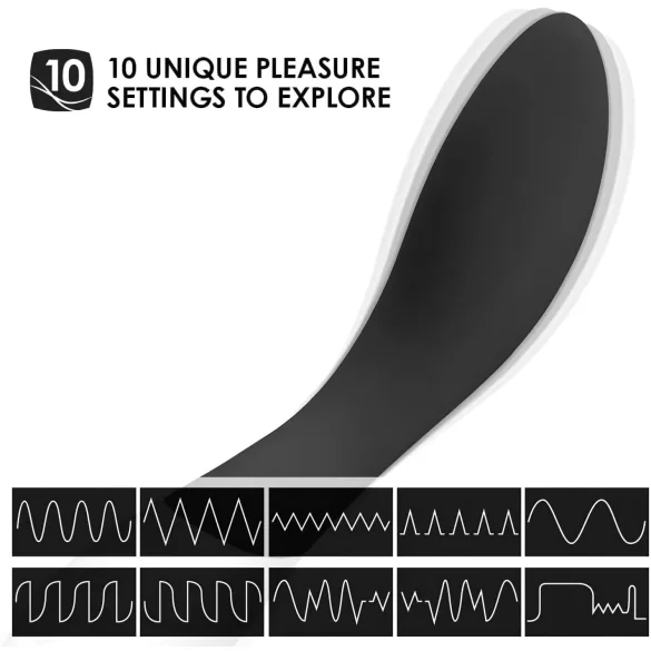 LELO Mona Wave - vibrator za G-točko - vodoodporen - črn