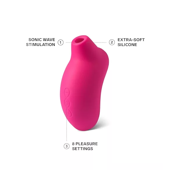 LELO Sona - stimulator klitorisa na zvočne valove - rdeča