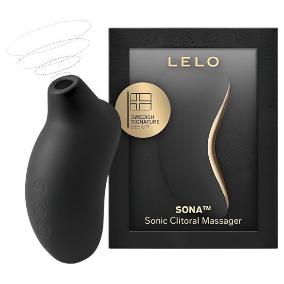 LELO Sona - stimulator klitorisa z zvočnimi valovi - črna