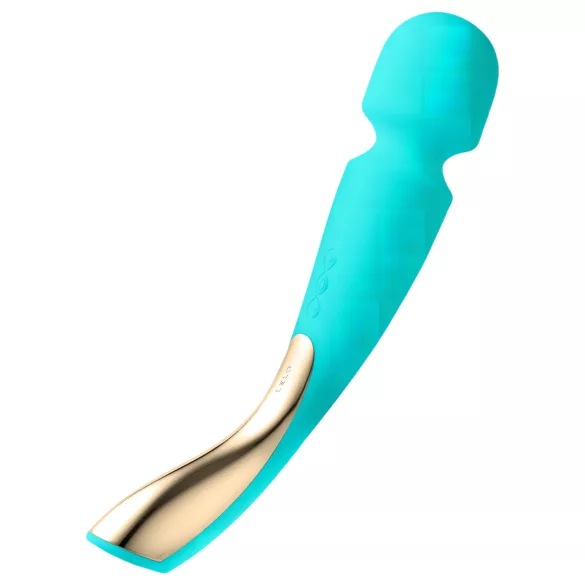 LELO - masažni vibrator - velika velikost, polnjenje, turkizna barva