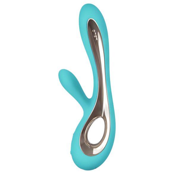LELO Soraya 2 - turkiz vodoodporni vibrator s klitorisalno ročico