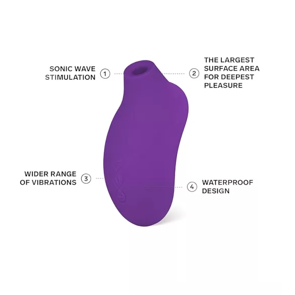 LELO Sona 2 - stimulator klitorisa z valovi - vijolična