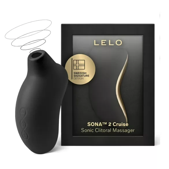 LELO Sona 2 Cruise - stimulator klitorisa z zvočnimi valovi - črna