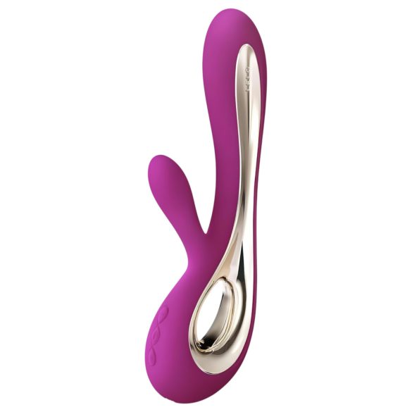LELO Soraya 2 - vodoodporni vibrator s klitoralnim nastavkom (vijoličen)