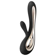   LELO Soraya 2 - vibrator za klitoris z ročajem - akumulatorski, vodoodporen, črn
