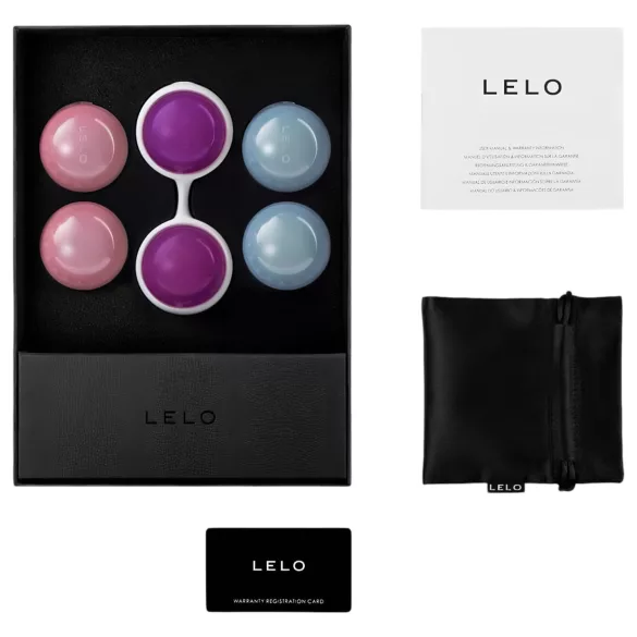 LELO Beads Plus - kroglice za vadbo medeničnega dna - nastavljiva teža - set
